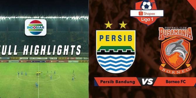 VIDEO: Highlights Liga 1 2019, Persib Vs Borneo FC 2-2