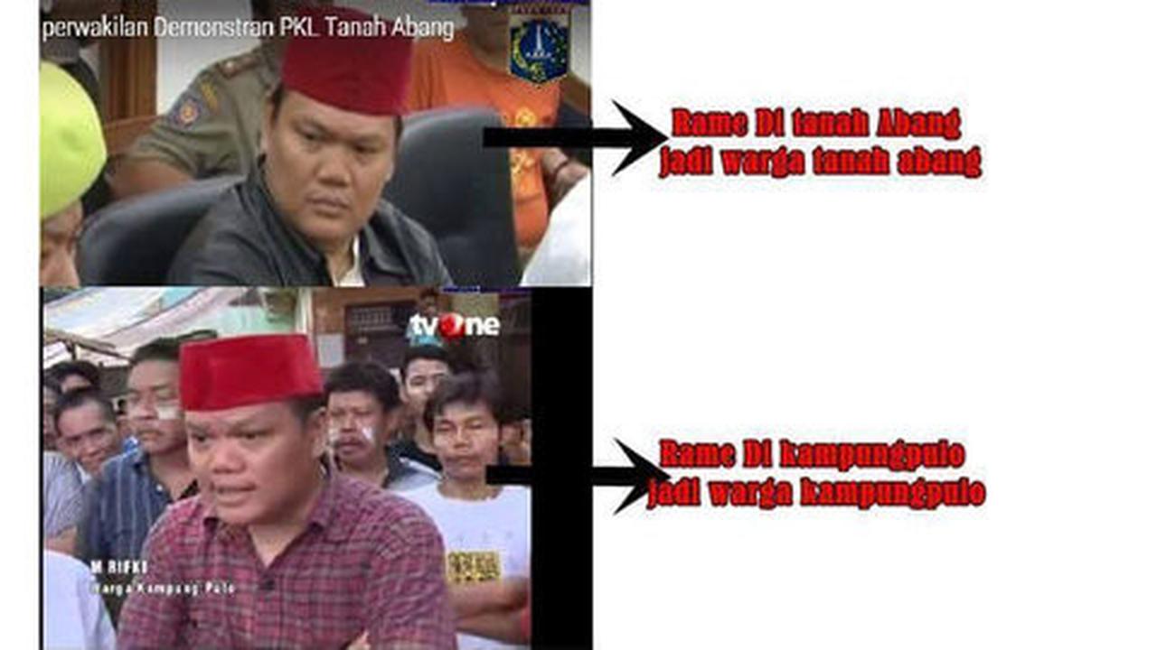 Ini si Eki Pitung, pria peci merah yang ada di bentrok Kampung Pulo