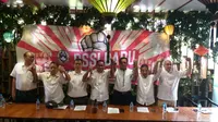 Deklarasi 9 Caketum PSSI di FX Sudirman, Jakarta Pusat, Jumat (1/11/2019). (Bola.net/Fitri Apriani).