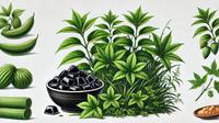 Ilustrasi daun cincau (doc: ChatGPT)