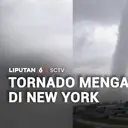 Waterspout Berubah Jadi Tornado di New York