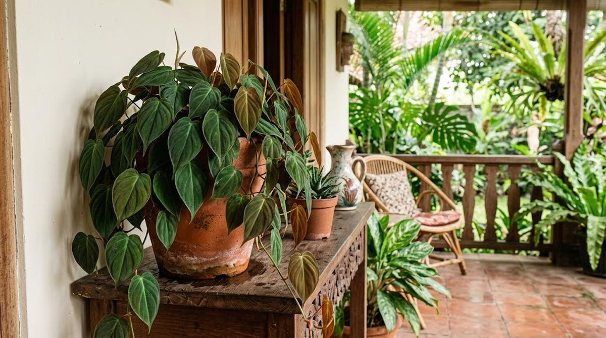 Philodendron Micans/AI Generated