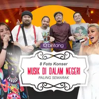 Sepanjang tahun 2017 sejumlah musisi Tanah Air telah menggelar konser, dan berikut adalah 8 konser artis dalam negeri yang paling semarak di tahun 2017. (DI: Muhammad Iqbal Nurfajri/Bintang.com)