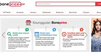 Boneprice.com adalah situs pembanding harga yang memiliki lebih dari 5.000.000 informasi produk dan 54 kategori. 


