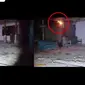 Viral Video Penampakan Bola Api Terbang, Disebut Tanda Dikirim Santet (sumber: TikTok/amelia_liut)