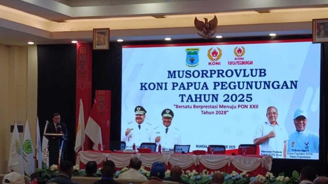 Raih 6 Emas di PON Aceh-Sumut, KONI Papua Pegunungan Dituntut Tingkatkan Prestasi Olahraga