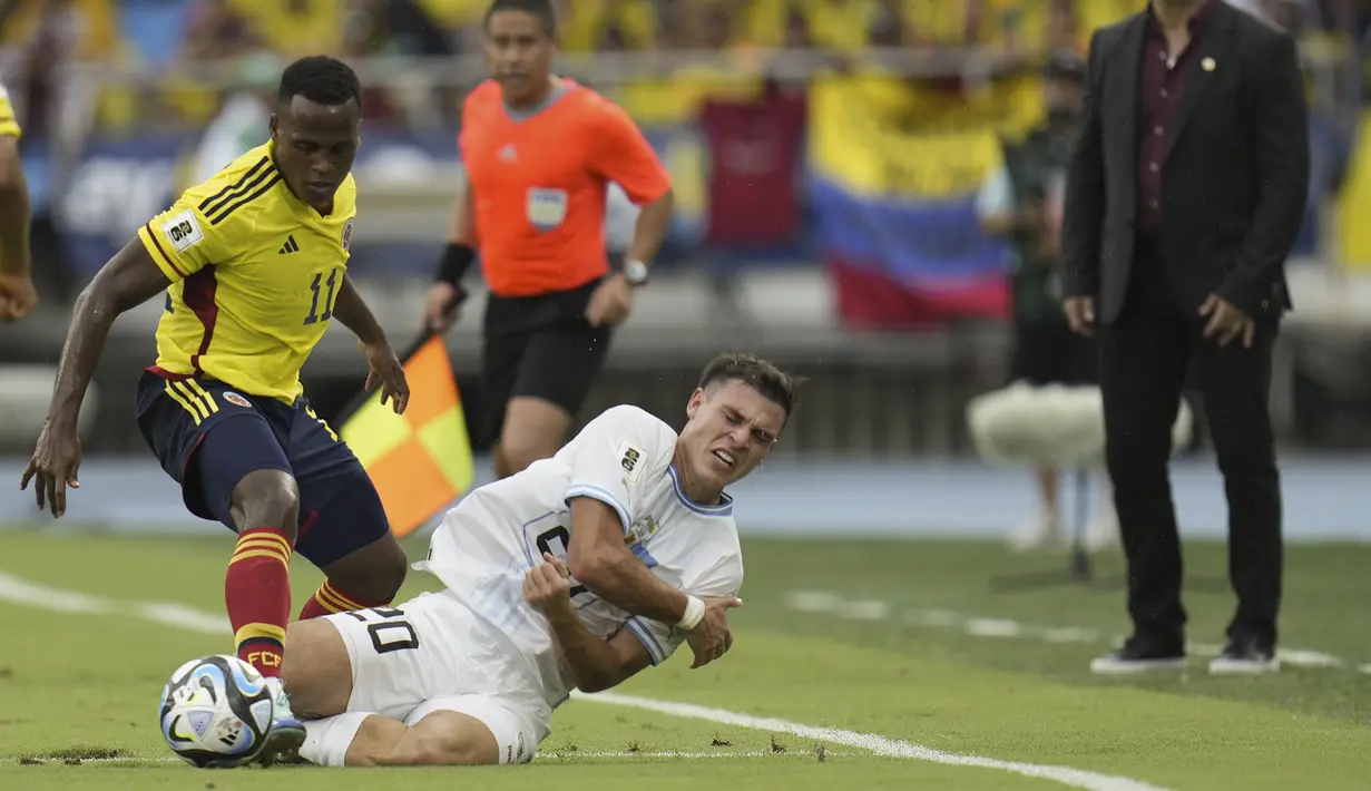 Hasil imbang ini tak mengubah posisi kedua tim. (AP Photo/Fernando Vergara)