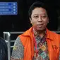 Mantan Ketum PPP, Romahurmuziy memenuhi panggilan pemeriksaan di Gedung KPK, Jakarta, Jumat (22/3). Rommy menjalani pemeriksaan perdana sebagai tersangka kasus dugaan suap terkait seleksi jabatan di Kementerian Agama Jawa Timur. (merdeka.com/Dwi Narwoko)