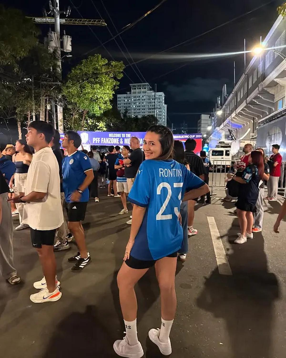 6 Potret Amanda Gonzales Hamil 4 Bulan, Rela ke Filipina Nonton Pertandingan Suami