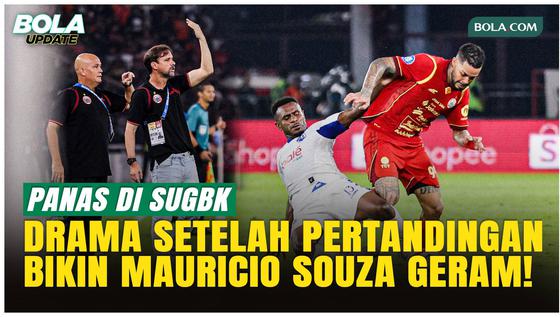 Panas! Mauricio Souza Singgung Sikap Sok Jagoan Pelatih Arema FC Usai Persija Kalah