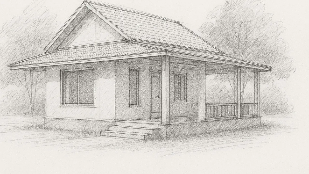 5 Sketsa Gambar Rumah Minimalis Ukuran 6x9, Bisa Jadi Inspirasi