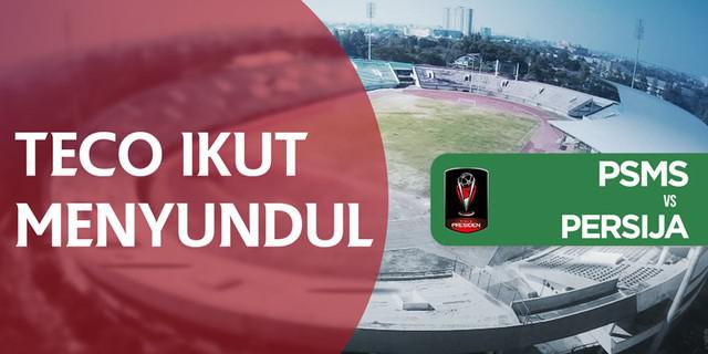 VIDEO: Teco Ikut Menyundul Saat Bek Persija Bobol Gawang PSMS