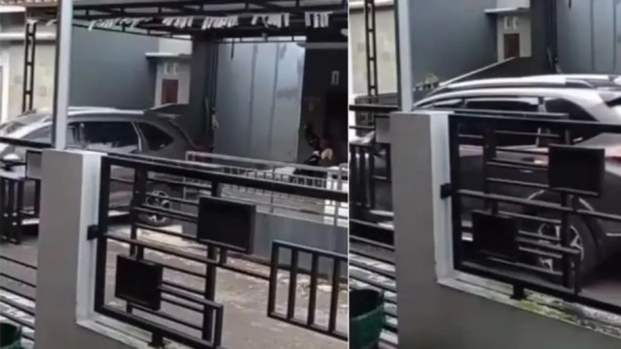Cara Unik Orang Menutup Pagar Rumah.
