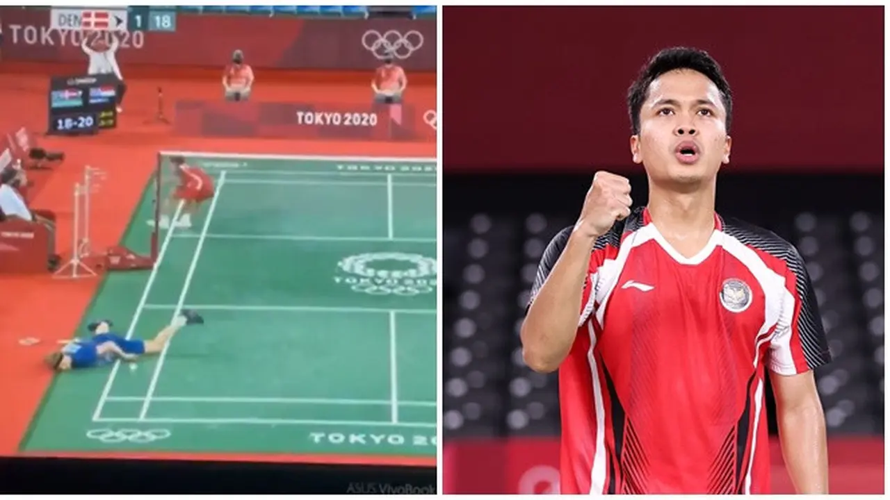 Melaju ke Semifinal, Ini 6 Momen Detik-detik Anthony Ginting Cetak Poin Terakhir