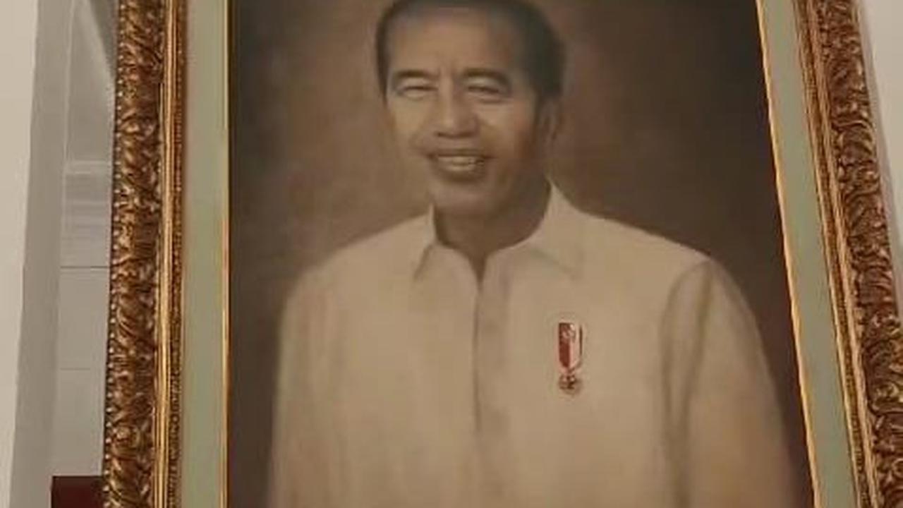 Lukisan Jokowi di Istana Kepresidenan