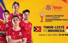 Live Timnas Indonesia U19! Timor Leste vs Indonesia: AFF U19 2026 di Vidio