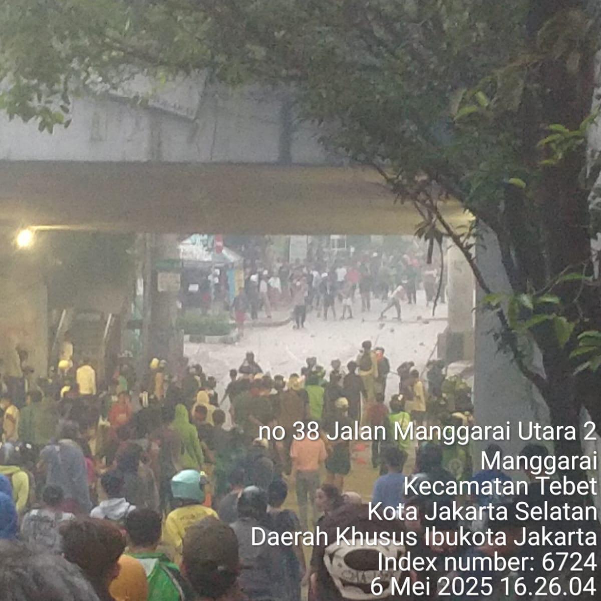 Tawuran Kembali Pecah di Manggarai