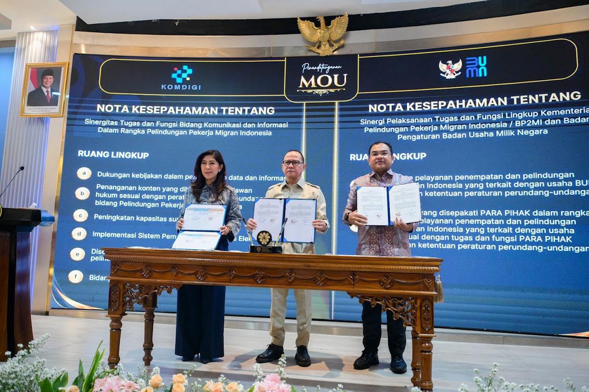 Kemkomdigi bekerja sama dengan Kementerian Pelindungan Pekerja Migran Indonesia (KP2MI)