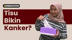Beredar informasi tentang kertas tissue muka tidak boleh digunakan sebagai tissue toilet terutama pada wanita  karena dapat menyebabkan kanker ovarium. Benarkah informasi tersebut?