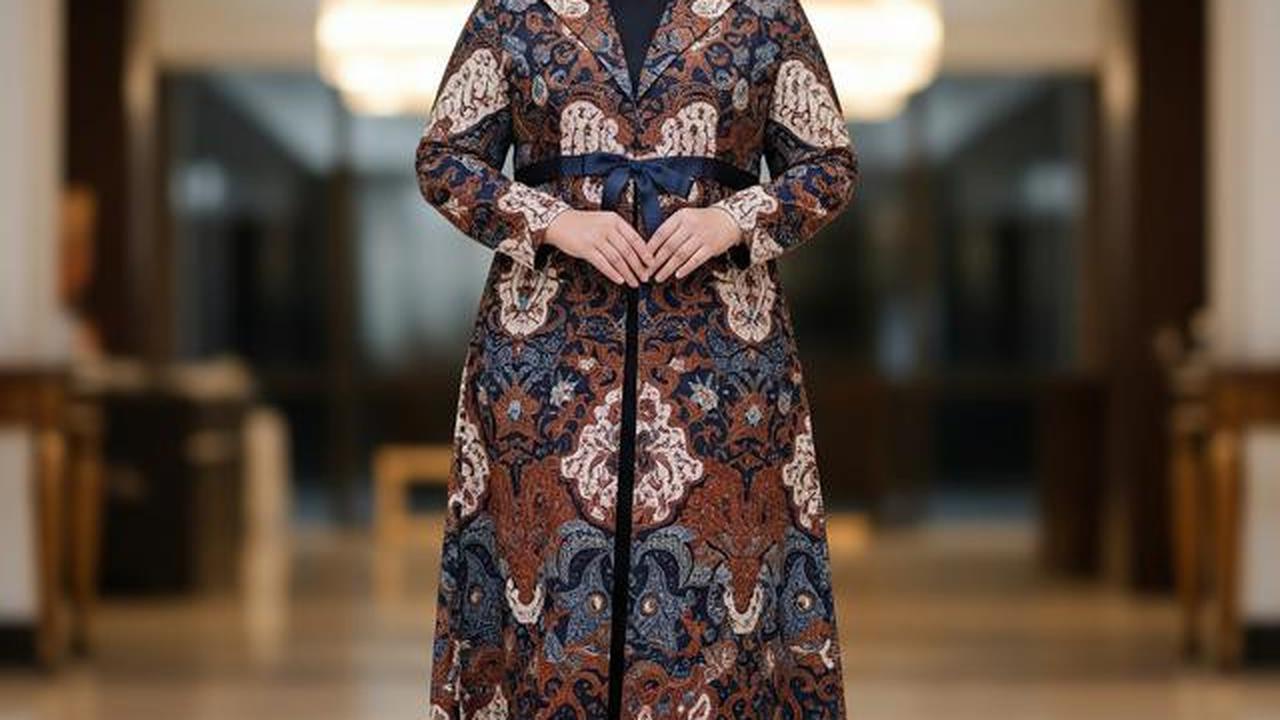 7 Model Gamis Batik Blazer Syari Size Besar, Pilihan Modis untuk Tampil Anggun di 2025