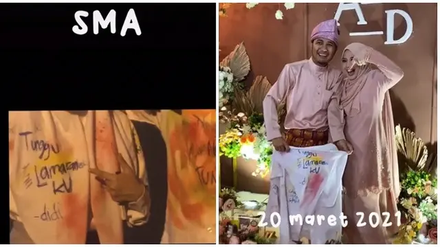 Buktikan Janji saat Kelulusan SMA Lamar Kekasih, Kisah Cinta Pasangan Ini Bikin Baper