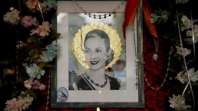 Eva Duarte de Peron, istri Presiden Republik Argentina