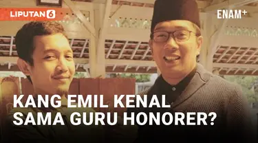 Guru Honorer yang Dipecat Teman Lama Ridwan Kamil?