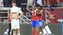 Hingga laga usai skor 1-0 untuk kemenangan Kosta Rika tetap bertahan. (AP/Hussein Sayed)