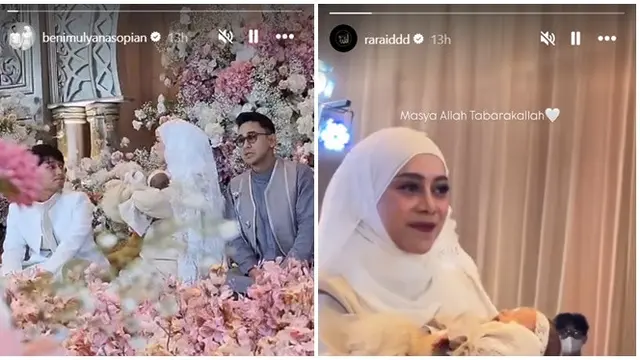 6 Potret Keluarga Lesti Kejora dan Rizky Billar di Momen Akikah Baby Leshia