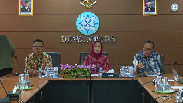 Konferensi pers dewan pers tentang pedoman penggunaan AI dalam karya jurnalistik