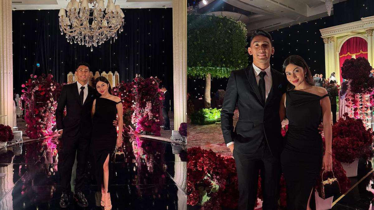 Fashion Kondangan Ariel Tatum dan Kekasih, Tampil Glamor dan Super Elegan