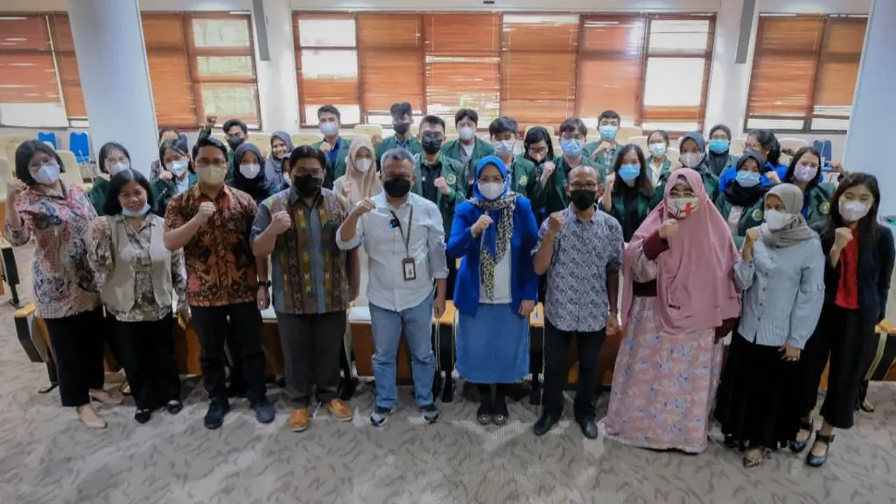Sosialisasi dan edukasi Presidensi G20 Indonesia melalui kegiatan G20 Campus Outreach yang bertemakan “Fostering Global-Minded Indonesians” di Kota Medan, Sabtu (28/5/2022). ( Sumber ekon.go.id )