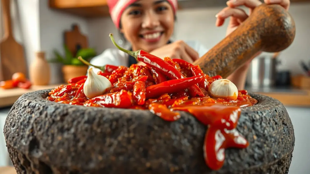 resep sambal geprek simple