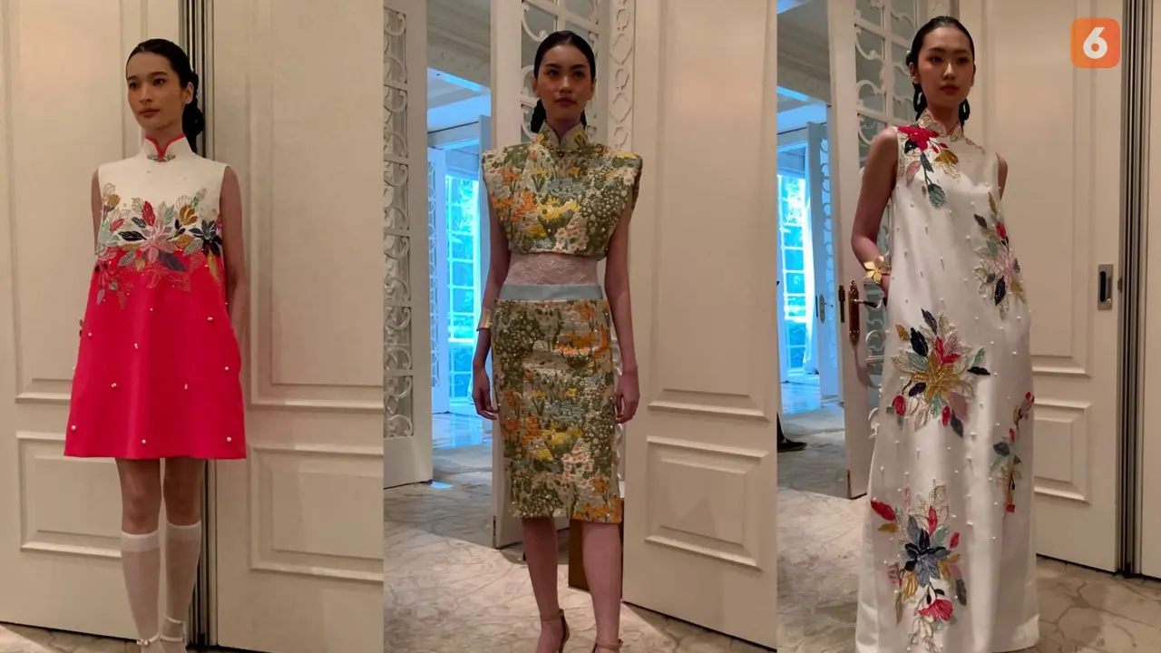 Sebastian Gunawan dan Cristina Panarese, duet desainer jenama Sebastian Gunawan Signature menghadirkan Chinese New Year Collection 2024.