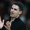 Hasil ini membuat Arsenal semakin dekat dengan gelar juara Liga Inggris musim ini. Pasukan Mikel Arteta kini kukuh di puncak klasemen dengan 82 poin dari 37 pertandingan. (AFP/Glyn Kirk)