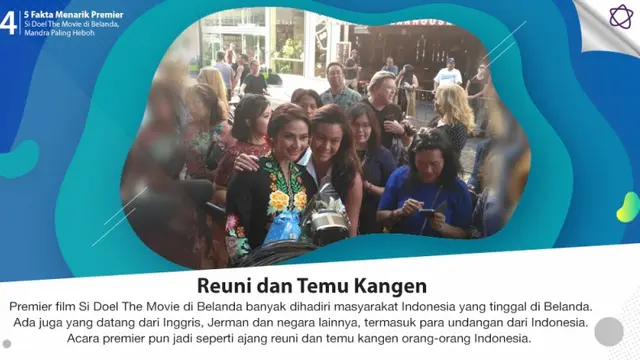 [Bintang] 5 Fakta Menarik Premier Si Doel The Movie di Belanda, Mandra Paling Heboh