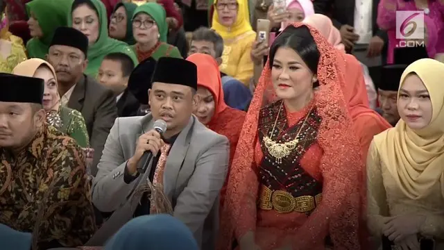 VIDEO: Pesta Adat Kahiyang-Bobby, Kedua Mempelai Sampaikan Ini
