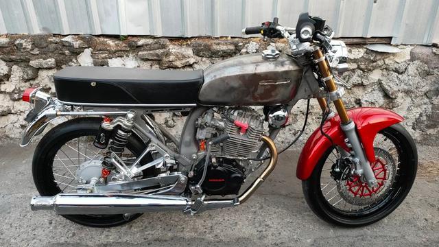 10 Potret Modifikasi Honda CB Herex Style, Ciri Khas Modif Klasik Ala Jawa Tengah-Jawa Timur