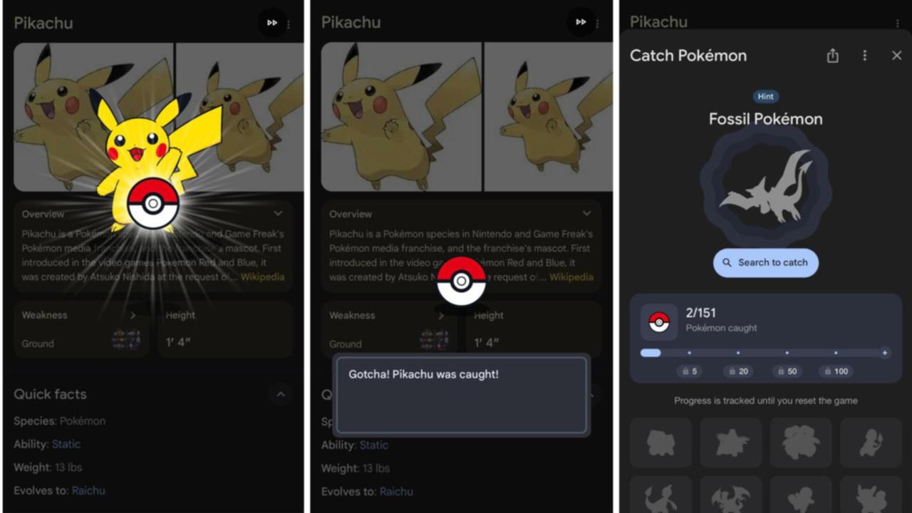 Cara Menangkap Pokemon di Google Search (Foto: androidauthority.com)