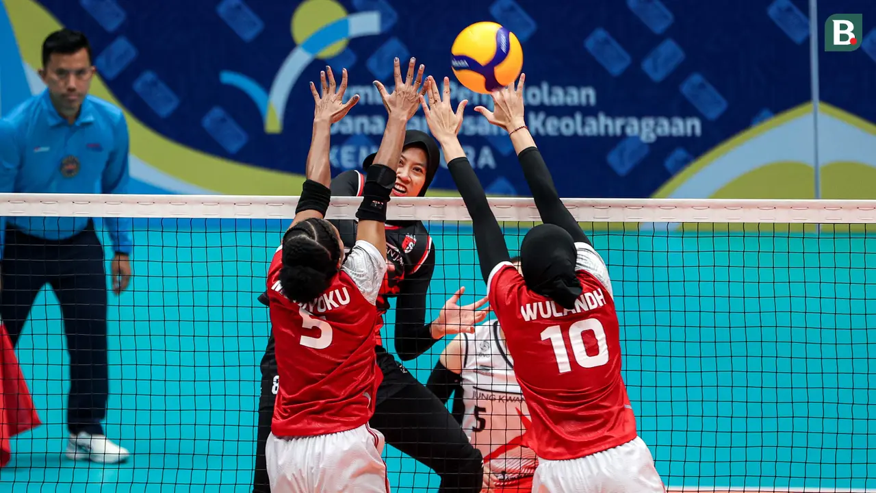 Red Sparks vs Tim Putri Indonesia All Star: Ekshibisi Fun Volleyball