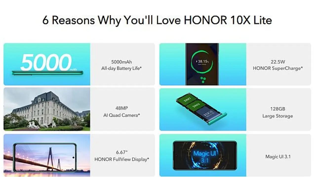 Honor 10X Lite