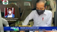 Jokowi sedang bertanya dengan Budi Gunadi Sadikin, MenKes. (Indosiar)