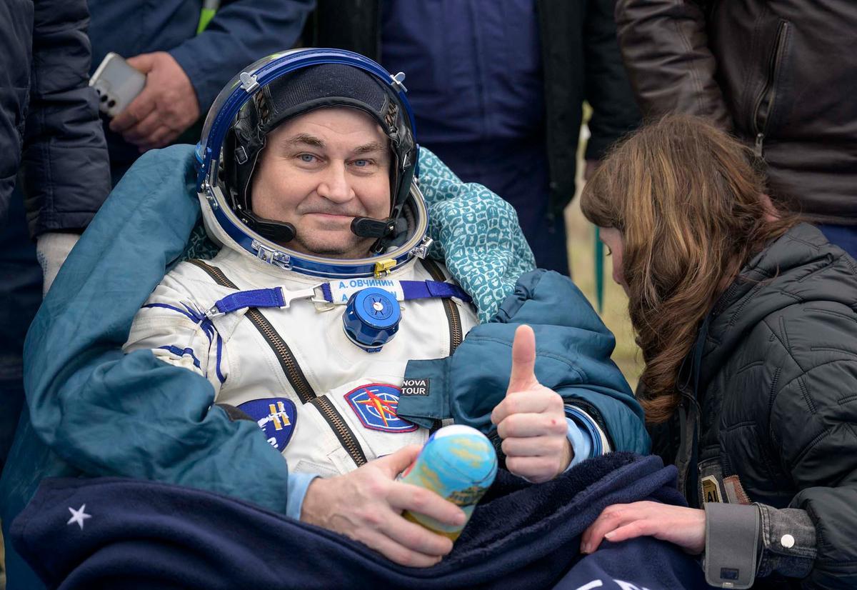 Detik-Detik Menegangkan saat Awak Soyuz MS-26 Mendarat di Bumi