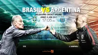 Prediksi Brasil vs Argentina (Liputan6.com/Trie yas)