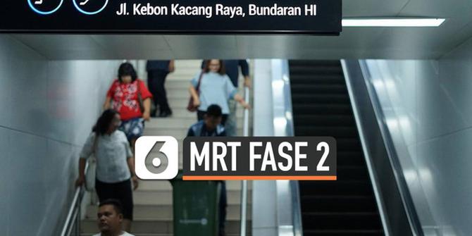 VIDEO: MRT Jakarta Fase 2 Ditargetkan Rampung 2024