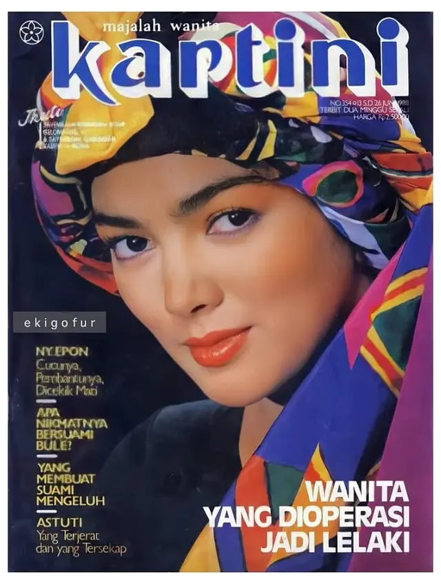 6 Potret Lawas Ida Iasha Jadi Model Majalah, Kini Awet Muda di Usia 61 Tahun