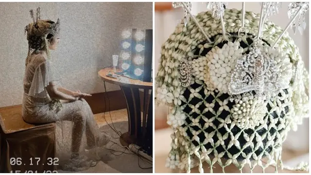 6 Potret Detail Busana dan Makeup Sheila Dara Aisha saat Menikah, Memesona
