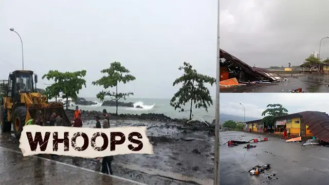 Cuaca Ekstrim, Manado Disapu Ombak Tinggi