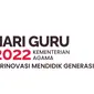 Logo Hari Guru Nasional 2022 Kemenag RI. (Sumber: Kemanag.go.id)