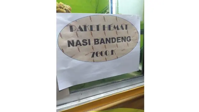 6 Informasi Menu Jualan Salah Tulis Harga Ini Bikin Tepuk Jidat